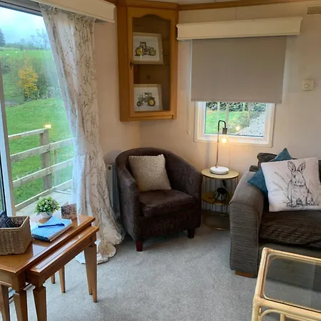 Farm Caravan On Working Farm *